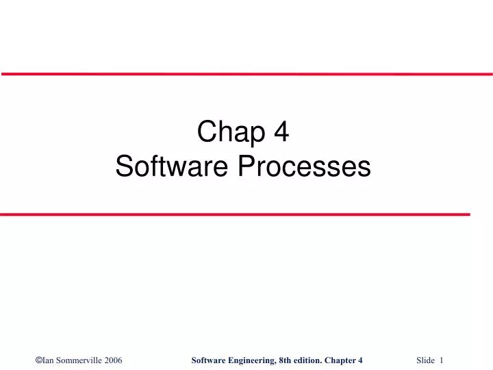 chap 4 software processes