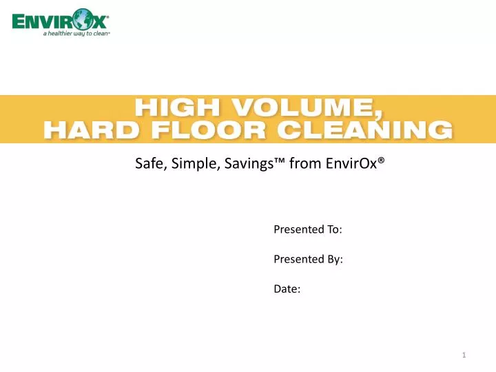 safe simple savings from envirox