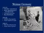 Weimar Germany - slide 1