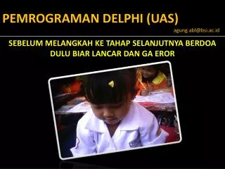 pemrograman delphi uas