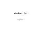 Macbeth Act II - slide 1
