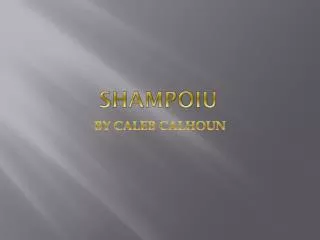 SHAMPOIU