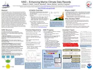 IVAD development supported through a grant from the NOAA Climate Program Office.