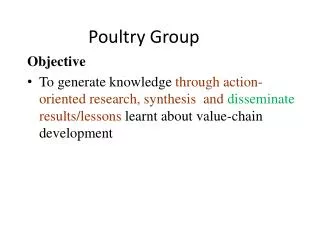 Poultry Group