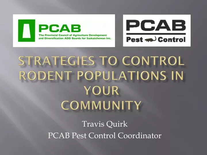 strategies to control rodent populations in your community