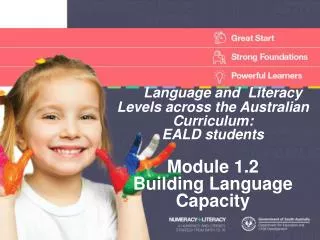 Language and Literacy Levels across the Australian Curriculum: EALD students Module 1.2