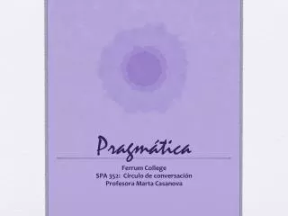pragm tica