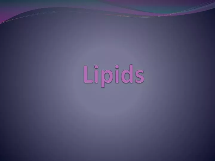 lipids