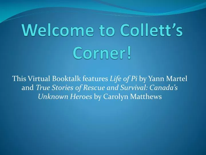 welcome to collett s corner