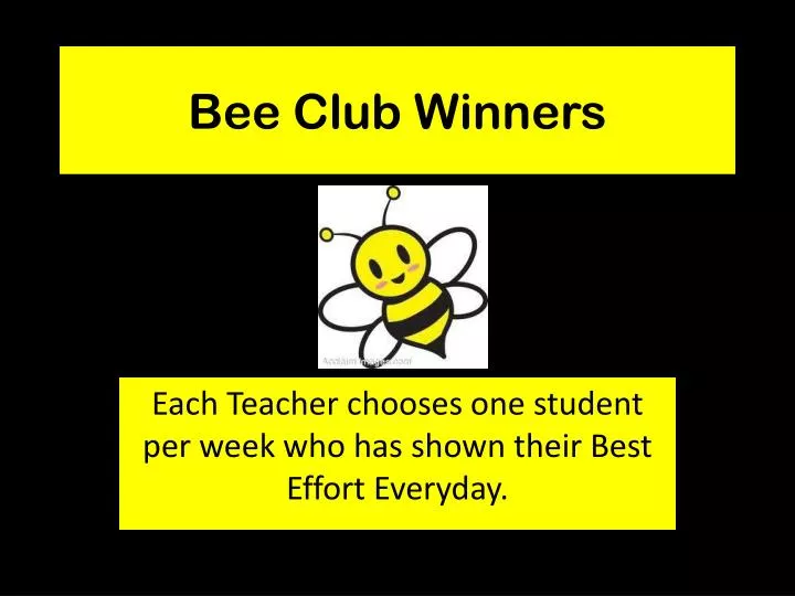 bee club winners