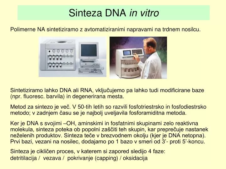 sinteza dna in vitro