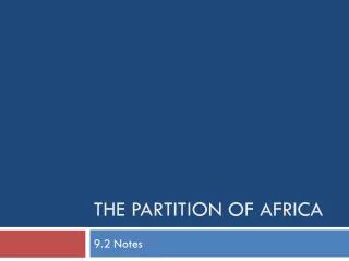 The Partition of Africa