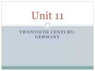 Unit 11