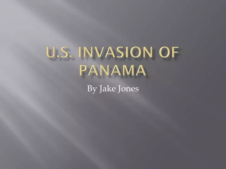 u s invasion of panama