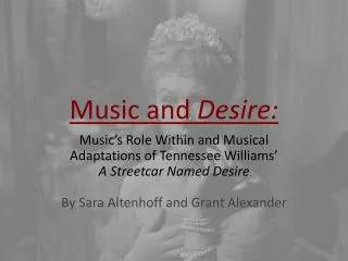 Music and Desire: