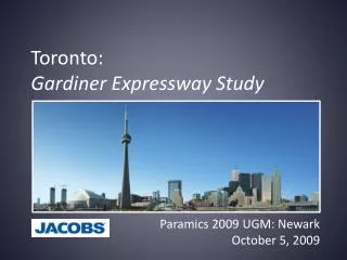Toronto: Gardiner Expressway Study