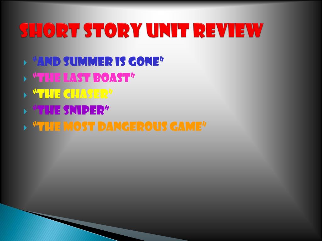 PPT - Short Story Unit Review PowerPoint Presentation, free download ...