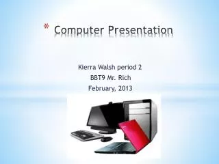 Computer Presentation