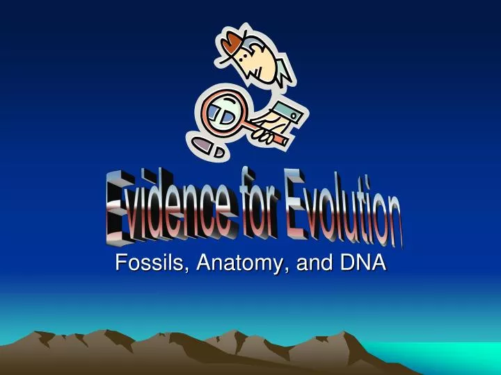 fossils anatomy and dna