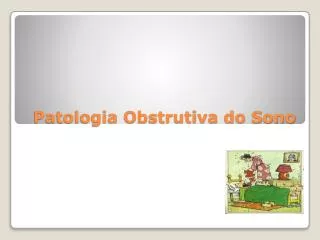 patologia obstrutiva do sono