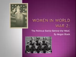 Women in World War 2: