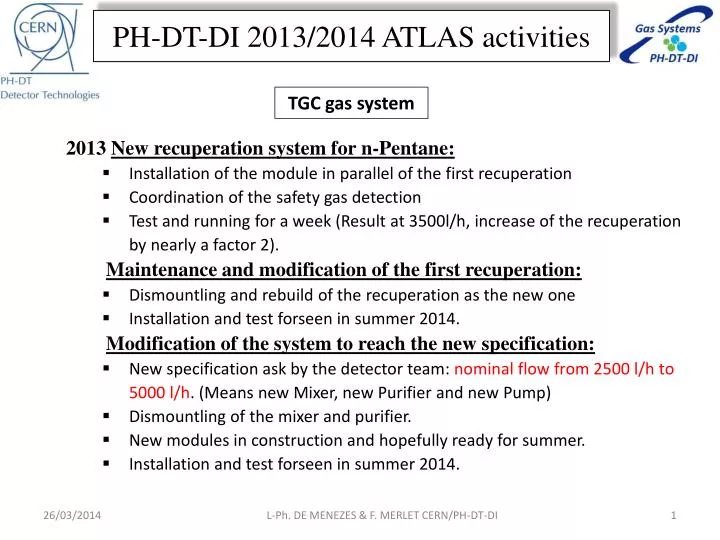 ph dt di 2013 2014 atlas activities