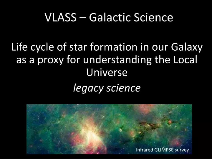vlass galactic science