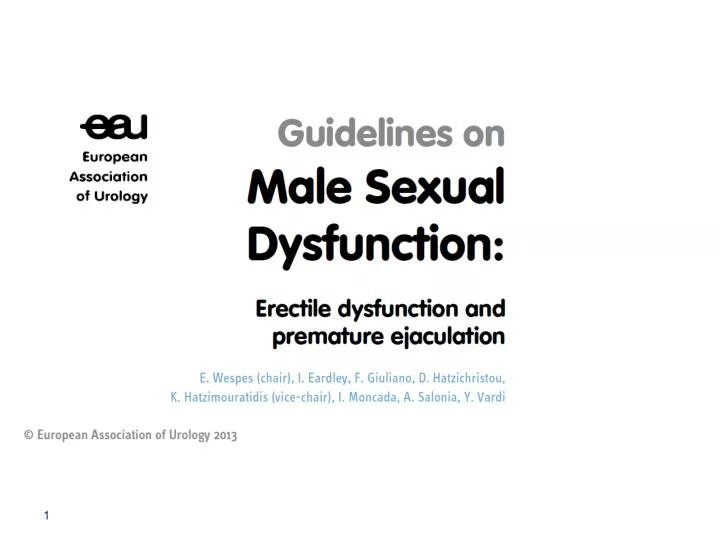 PPT Chapter 3. TREATMENT OF ERECTILE DYSFUNCTION Section 3.5.3