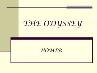 THE ODYSSEY