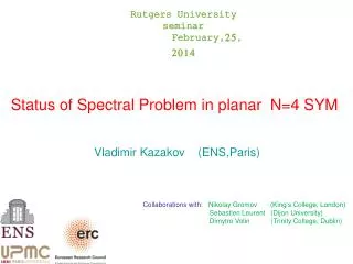 Status of Spectral Problem in planar N=4 SYM