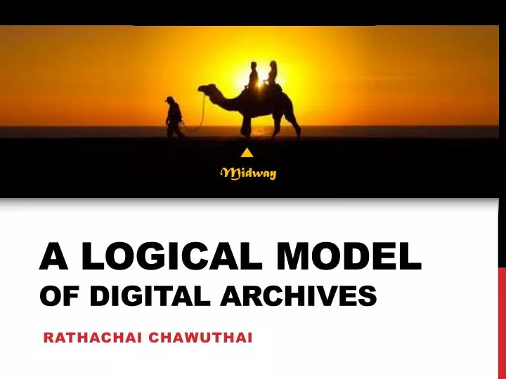 a logical model of digital archives