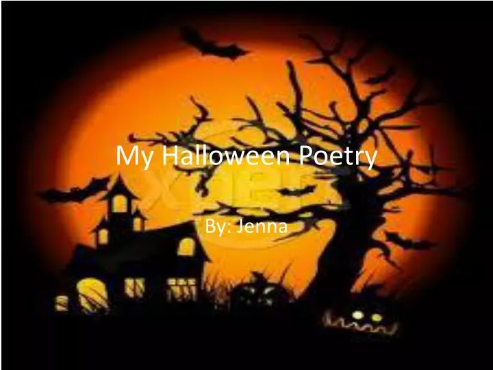 my halloween poetry