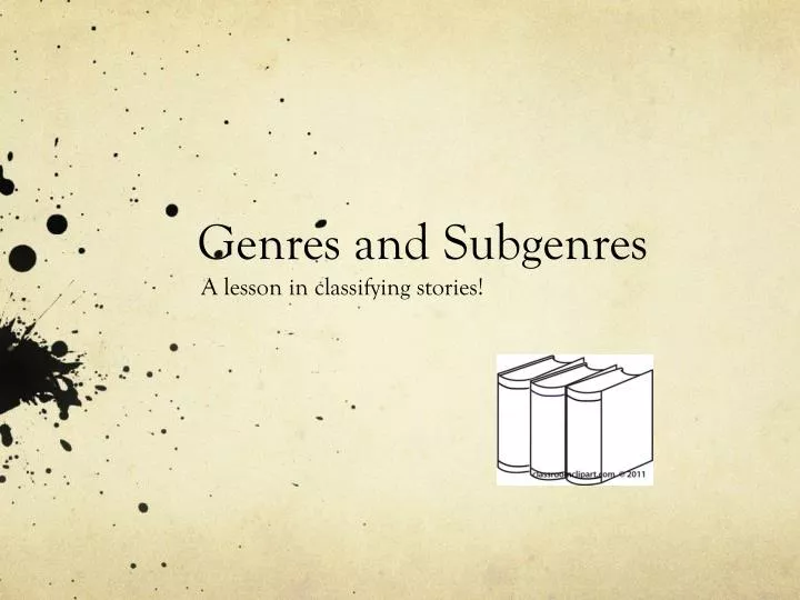 genres and subgenres