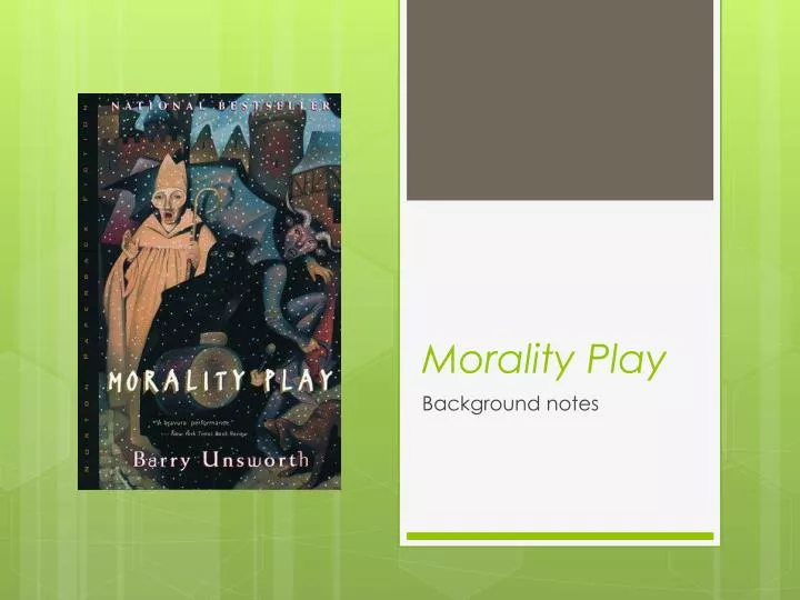 morality play