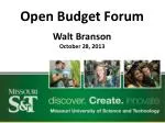 FY15 Budget Allocation Overview at the Open Budget Forum - slide 1