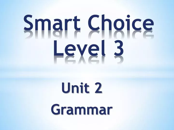 smart choice level 3