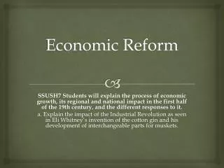 Economic Reform