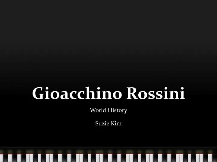 gioacchino rossini