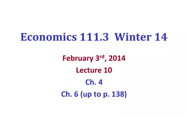 economics 111 3 winter 14