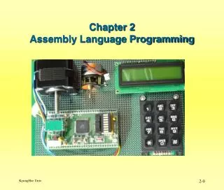 Chapter 2 Assembly Language Programming