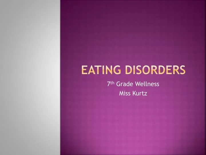 eating disorders