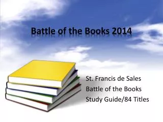 Battle of the Books 2014