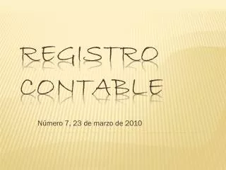 n mero 7 23 de marzo de 2010