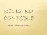 Registro contable - slide 1