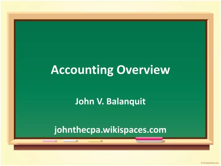 accounting overview