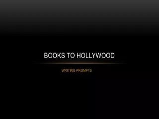 Books to hollywood
