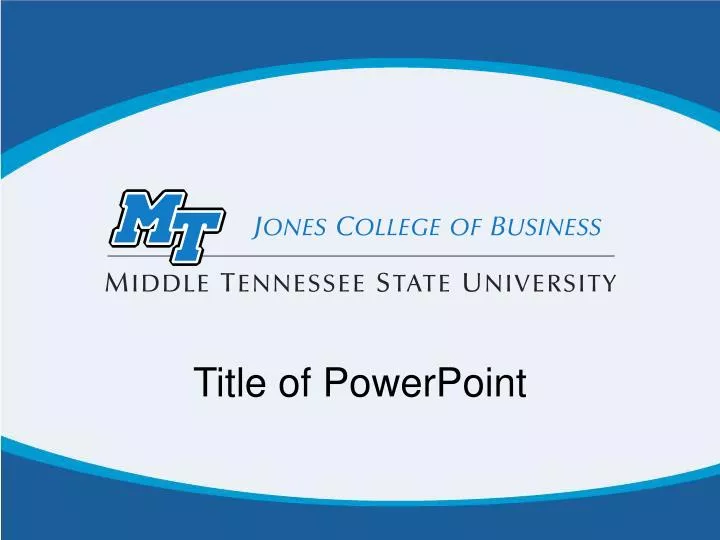 title of powerpoint