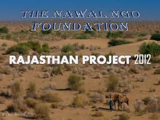 RAJASTHAN PROJECT 2012