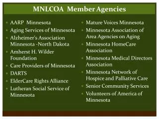 Mature Voices Minnesota Minnesota Association of Area Agencies on Aging