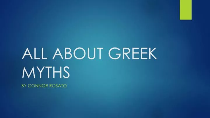 all about greek myths